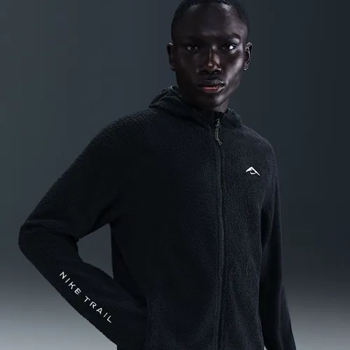 Nike Trail мужские Dri-FIT Fleece Running Куртка цвет черный