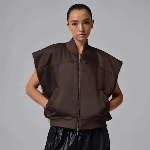 Nike Jordan Flight женская Reversible Vest цвет коричневый