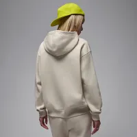 Nike Jordan Brooklyn Fleece жіноча Pullover Толстовка з капюшоном колір коричневий