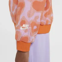 Nike Sportswear Big дитячі оверсайз Fleece Crew-Neck світшот Pink