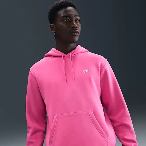 Nike Club чоловічі Pullover Fleece Толстовка з капюшоном Pink