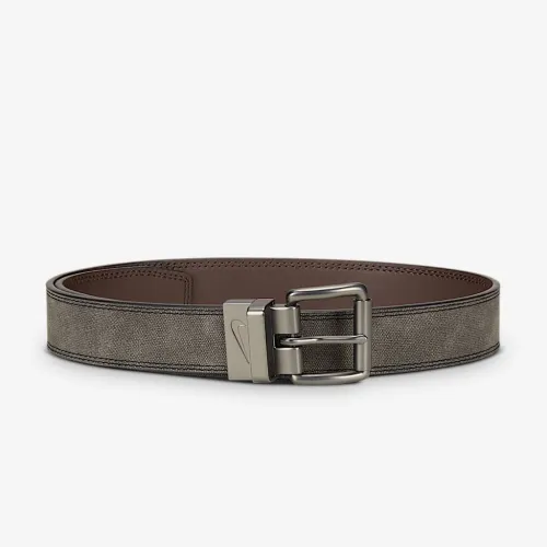 Nike Big детские Reversible Double-Row Stitch Belt цвет черный
