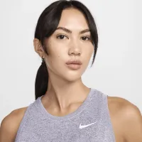 Nike Dri-FIT жіноча тренувальні Tank колір фіолетовий