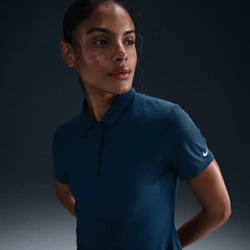 Nike Victory женская Dri-FIT Short-Sleeve для гольфа Polo синий