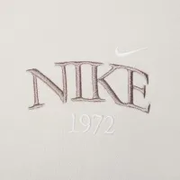 Nike Sportswear Phoenix Fleece женская оверсайз Cropped Crew-Neck свитшот цвет коричневый