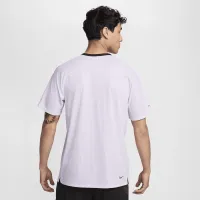 Nike Trail Solar Chase мужские Dri-FIT Short-Sleeve Running Top цвет фиолетовый