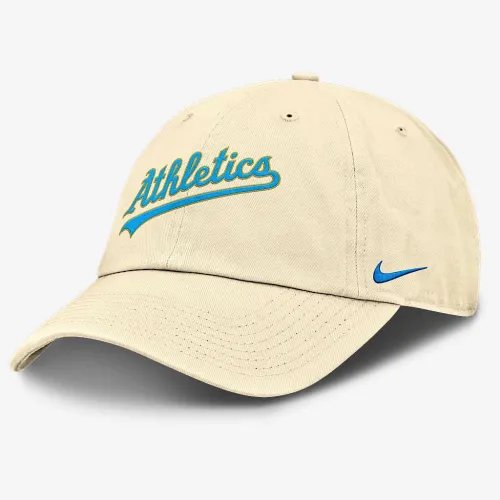 Oakland Athletics Club мужские Nike MLB Adjustable Hat цвет белый