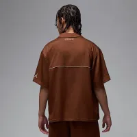 Nike Jordan x SoleFly мужские Barista Shirt цвет коричневый