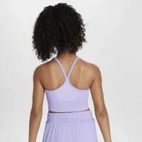Nike Indy Big детские (Girls') Sports Bra цвет фиолетовый