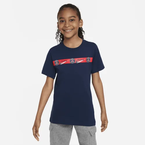 Paris Saint-Germain Big дитячі Nike Soccer футболка блакитний