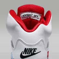 Nike Air Jordan 5 Retro Big детские Кроссовки цвет белый