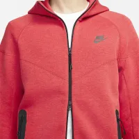 Nike Sportswear Tech Fleece Windrunner чоловічі Full-Zip Толстовка з капюшоном колір червоний