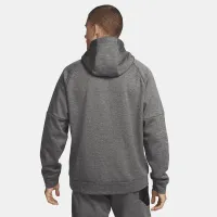 Nike Therma-FIT мужские Pullover Fitness Толстовка с капюшоном цвет серый
