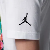 Nike Jordan Flight Essentials Big дитячі Poolside Jumpman футболка колір білий