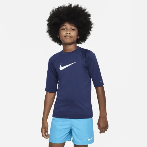 Nike Dri-FIT Big дитячі (для хлопчиків) Short-Sleeve Hydroguard блакитний