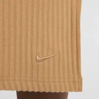 Nike Sportswear Chill Rib женская Slim Midi юбка цвет коричневый