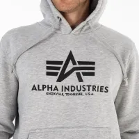 Кофта/футболка Alpha Industries Basic Hoody 17831217 - Серая