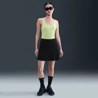 Nike Sportswear Chill Knit женская Tank Top цвет зеленый