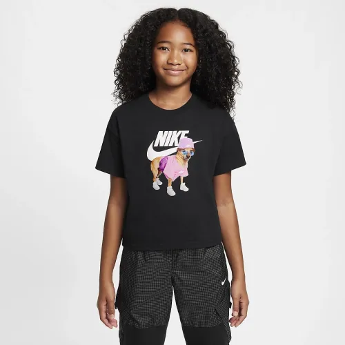 Nike Sportswear Big дитячі (Girls') футболка колір чорний