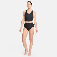 Nike Swim Fusion жіноча Reversible З високою талією Bottoms колір чорний