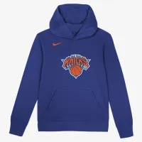 New York Knicks Club Little детские Nike NBA Pullover Толстовка с капюшоном синий