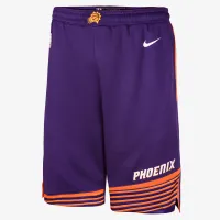 Phoenix Suns Icon Edition Big детские Nike Dri-FIT NBA Swingman шорты цвет фиолетовый