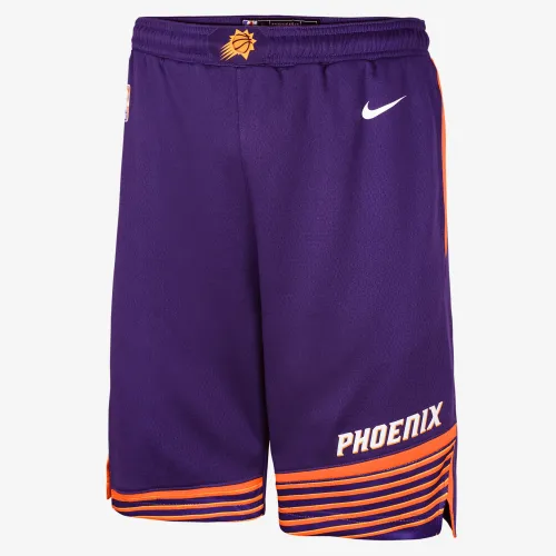 Phoenix Suns Icon Edition Big детские Nike Dri-FIT NBA Swingman шорты цвет фиолетовый