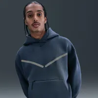 Nike Tech чоловічі Pullover Толстовка з капюшоном with Reflective Accents блакитний