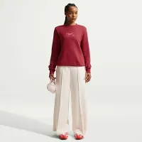 Nike Sportswear Club Fleece женская Crew-Neck свитшот цвет красный