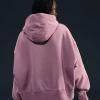 Nike Sportswear Phoenix Fleece жіноча Over-оверсайз Толстовка з капюшоном колір фіолетовий
