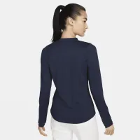 Nike Dri-FIT UV Victory женская Long-Sleeve Printed для гольфа Top синий