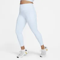 Nike Universa жіноча Medium-Support З високою талією 7/8 лосіни з кишенямиблакитний