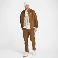 Nike Sportswear Club мужские Corduroy Harrington Куртка цвет коричневый