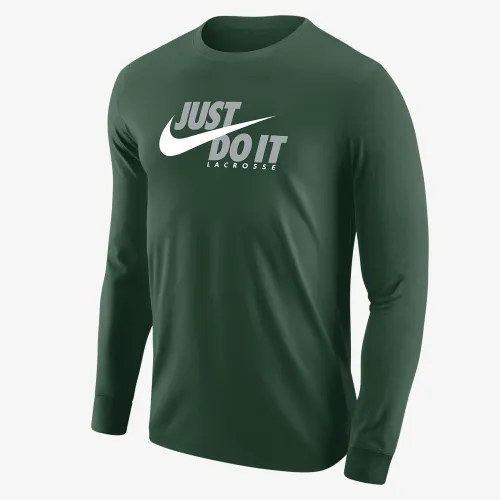 Nike чоловічі Lacrosse Long-Sleeve футболка колір зелений
