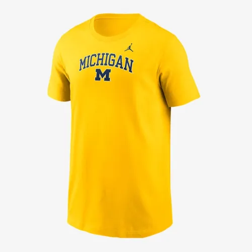 Nike Michigan Big детские Jordan College футболка Yellow