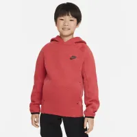 Nike Sportswear Tech Fleece Big дитячі (для хлопчиків) Pullover Толстовка з капюшоном колір червоний