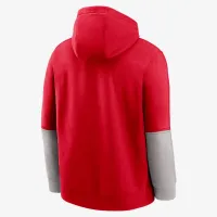 Ohio State Buckeyes Sideline Team Issue Club чоловічі Nike College Pullover Толстовка з капюшоном колір червоний