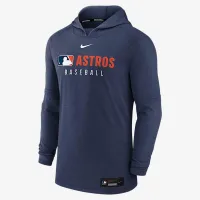 Houston Astros Authentic Collection чоловічі Nike Dri-FIT MLB Pullover Толстовка з капюшоном блакитний