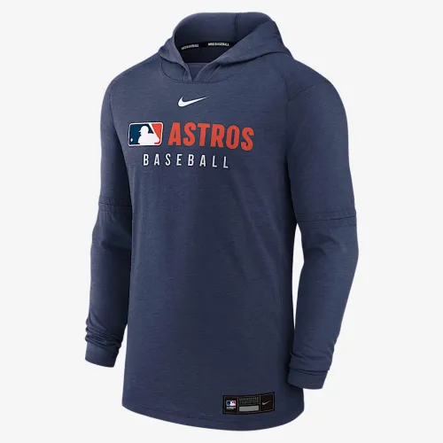 Houston Astros Authentic Collection чоловічі Nike Dri-FIT MLB Pullover Толстовка з капюшоном блакитний