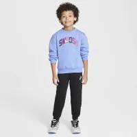 Nike Sportswear Powder Play Little дитячі Lightweight Fleece 2-Piece Crew комплект колір чорний