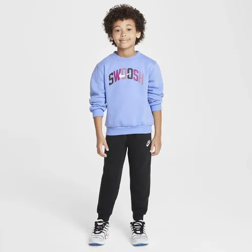 Nike Sportswear Powder Play Little детские Lightweight Fleece 2-Piece Crew набор цвет черный