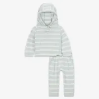 Nike Readyнабор Baby (6-9M) 2-Piece Striped Pants набор цвет серый