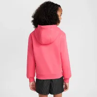 Nike Sportswear Club Fleece Big детские Pullover Толстовка с капюшоном Pink