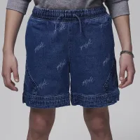 Nike Jordan MJ Flight Heritage Big детские Denim шорты синий