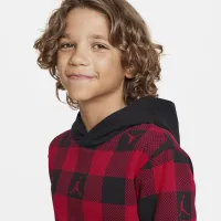 Nike Jordan Big детские (для мальчиков) Pullover Толстовка с капюшоном цвет красный
