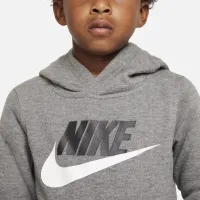 Nike Sportswear Club Fleece Little Kids' Pullover Hoodie Grey