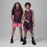 Nike Jordan23 Big дитячі Printed Jersey колір чорний