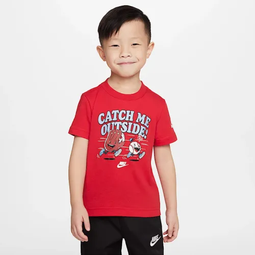 Nike Toddler Baseball футболка колір червоний