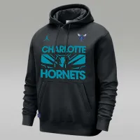 Charlotte Hornets Club Courtside мужские Nike NBA Pullover Толстовка с капюшоном цвет черный