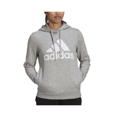 Кофта/футболка adidas Loungewear Essentials Logo Fleece Толстовка з капюшоном GL0719 - Сіра